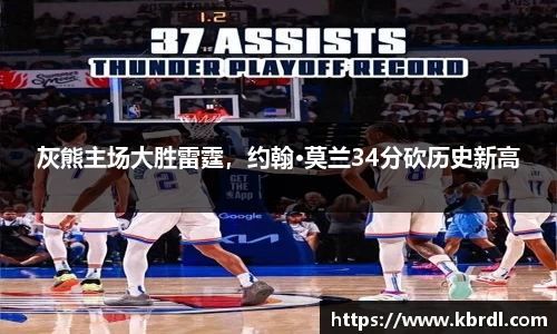 灰熊主场大胜雷霆，约翰·莫兰34分砍历史新高